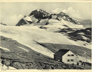 Wiesbadener Hütte vor dem 1. Weltkrieg, (c) Sektion Wien des DÖAV