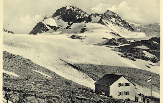 Wiesbadener Hütte vor dem 1. Weltkrieg, (c) Sektion Wien des DÖAV