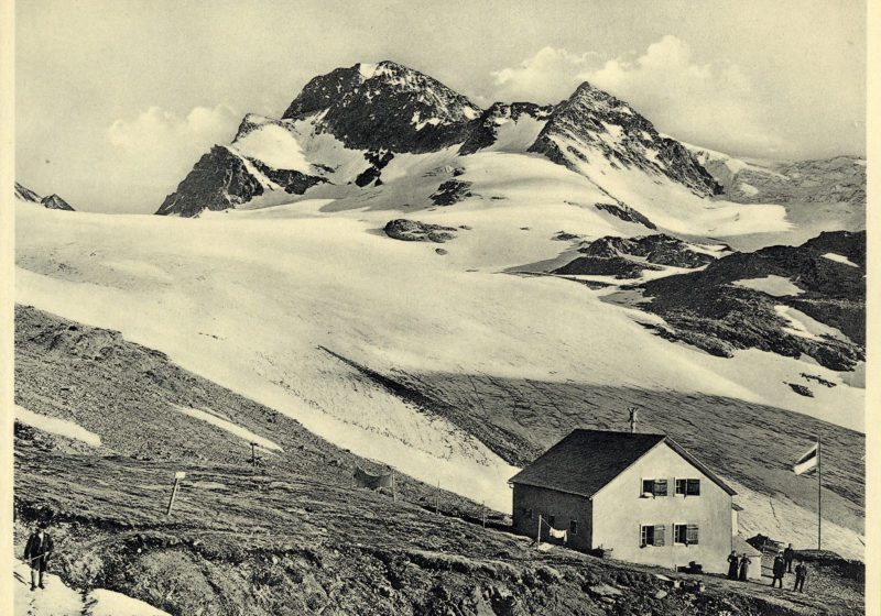 Wiesbadener Hütte vor dem 1. Weltkrieg, (c) Sektion Wien des DÖAV Wiesbadener Hütte vor dem 1. Weltkrieg, (c) Sektion Wien des DÖAV