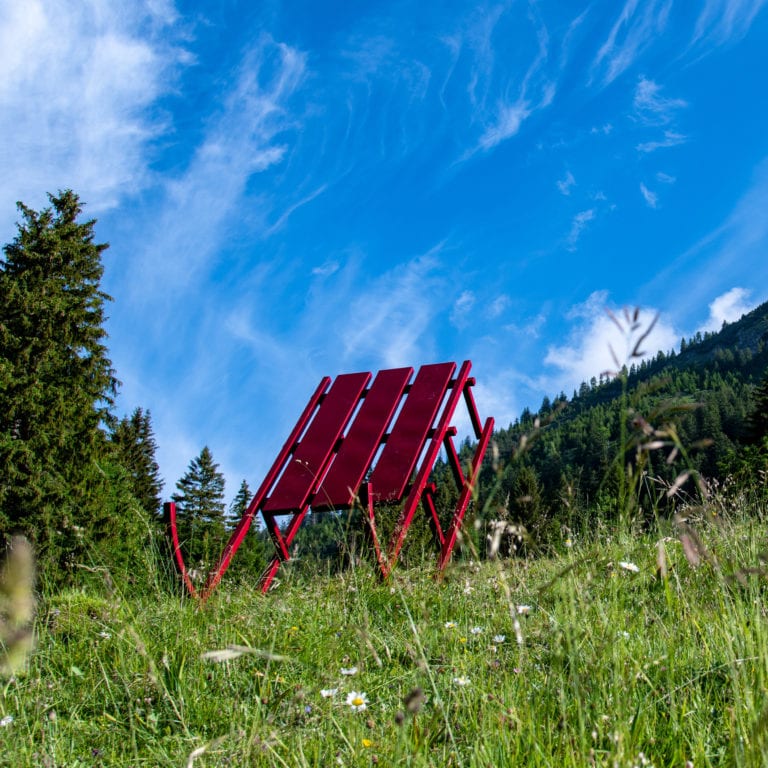 Alpine Art Muttersberg, Schlitten von Liddy Scheffknecht, (c) Oliver Lerch Alpine Art Muttersberg, Schlitten von Liddy Scheffknecht, (c) Oliver Lerch
