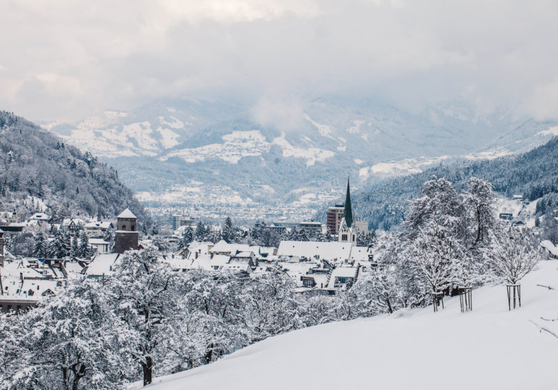 Feldkirch im Winter (c) Magdalena Tuertscher - Stadtmarketing und Tourismus Feldkirch GmbH