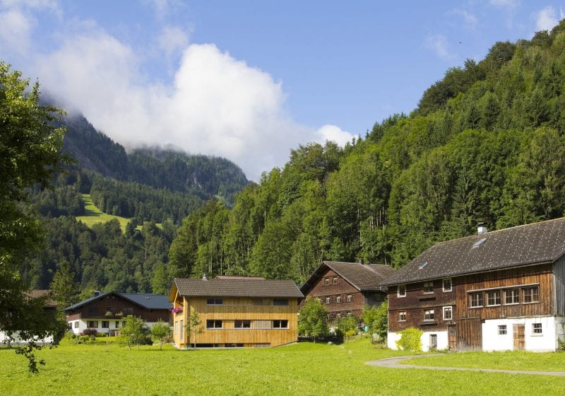 Mellau - Architektur alt & neu, (c) Kristina Stalnionyte, Vorarlberg Tourismus