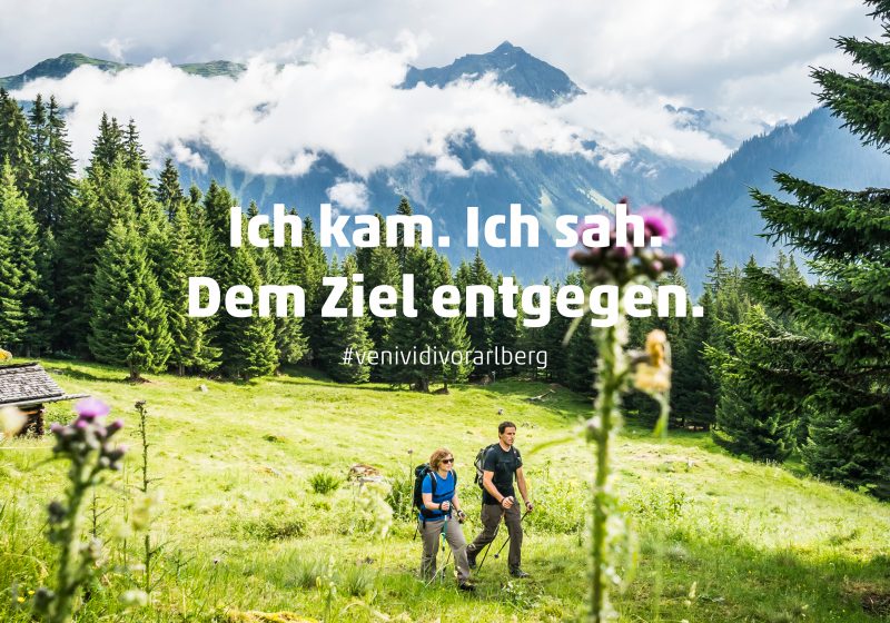 Sujet Sommerkampagne venividivorarlberg