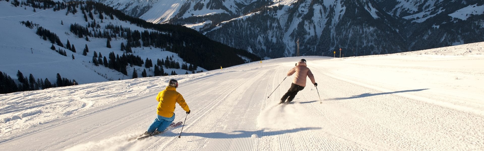 Skifahren am Diedamskopf (c) Alex Kaiser - Diedamskopf Alpin Tourismus GmbH _ Co KG