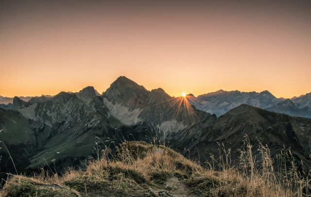 Blick vom Zafernhorn auf den Zitterklapfen (c) Michael Meusburger - Bregenzerwald Tourismus