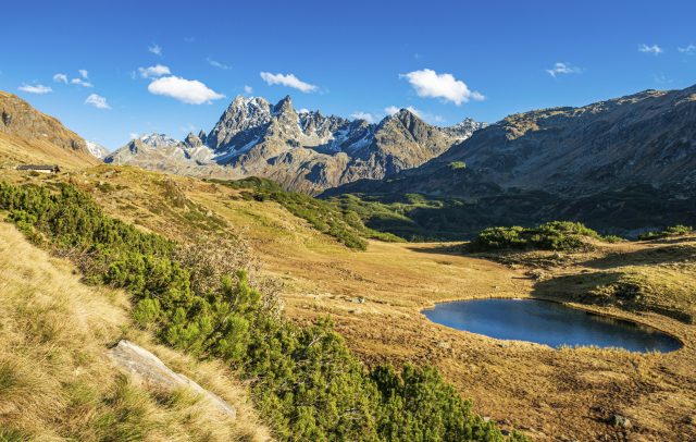 Silbertal im Montafon in herbstlichem Gewand. Silbertal im Montafon in herbstlichem Gewand.