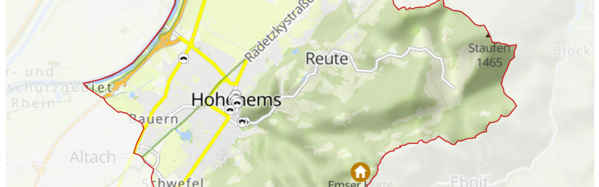 Geoshape Karten-Widget