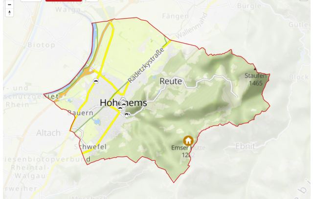 Geoshape Karten-Widget