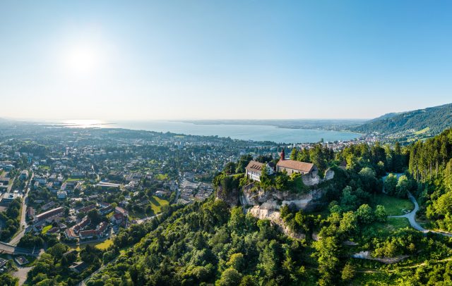 Blick auf Gebhardsberg und Bodensee © Michael Kemter / Vorarlberg Tourismus