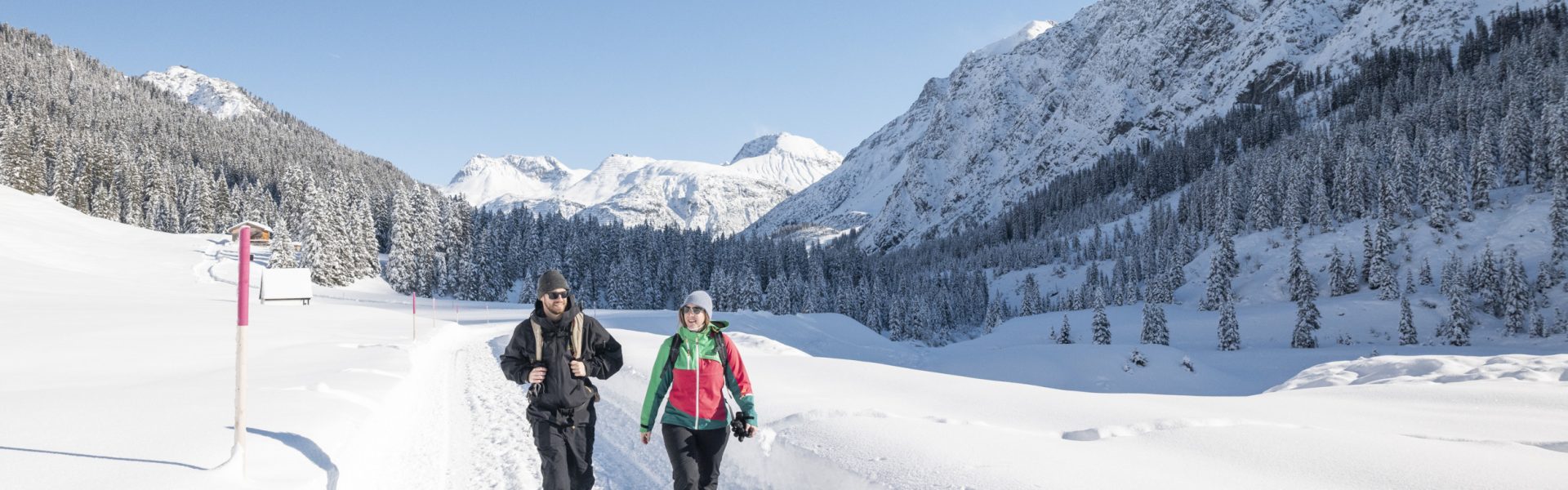 Winterwandern Zug © Lucas Tiefenthaler / Vorarlberg Tourismus