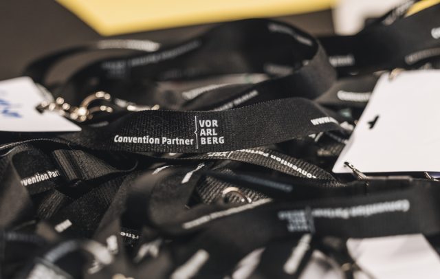 Lanyards von Convention Partner Vorarlberg